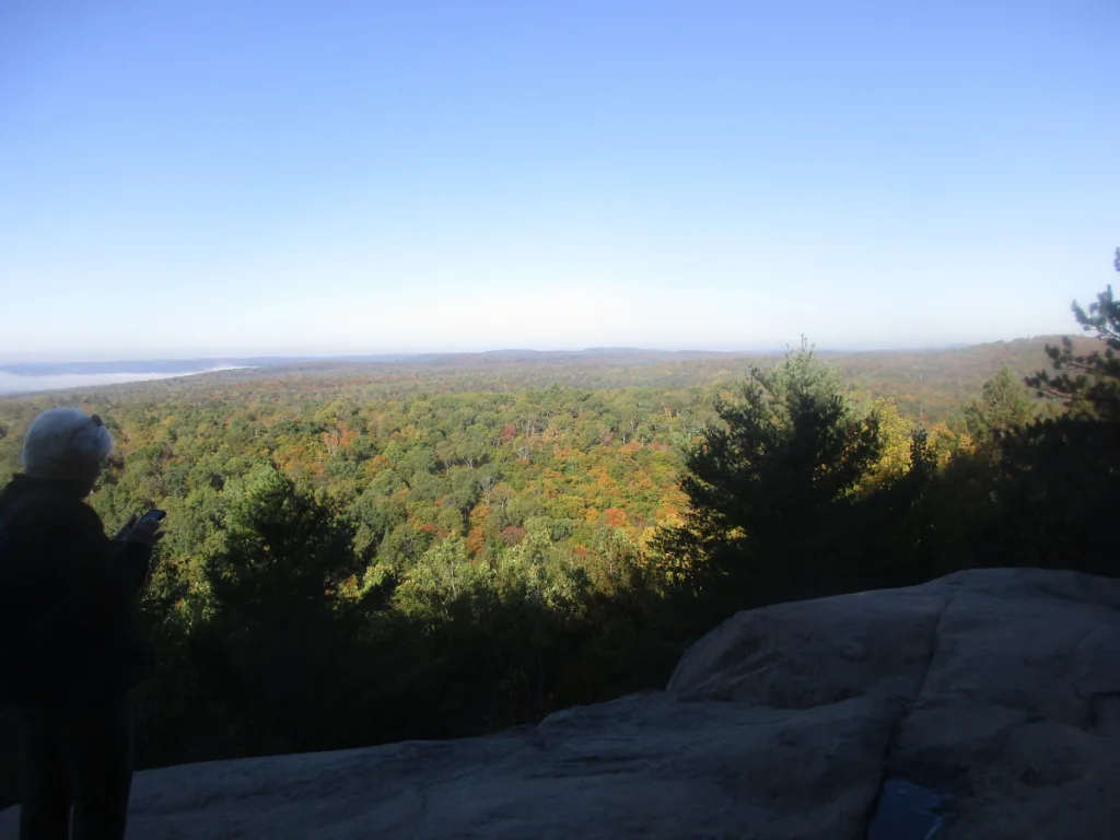 View from the top of the Lookout Trail in Algonquin Provincial Park
