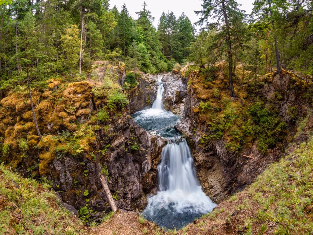 Qualicum Falls on Vancouver island