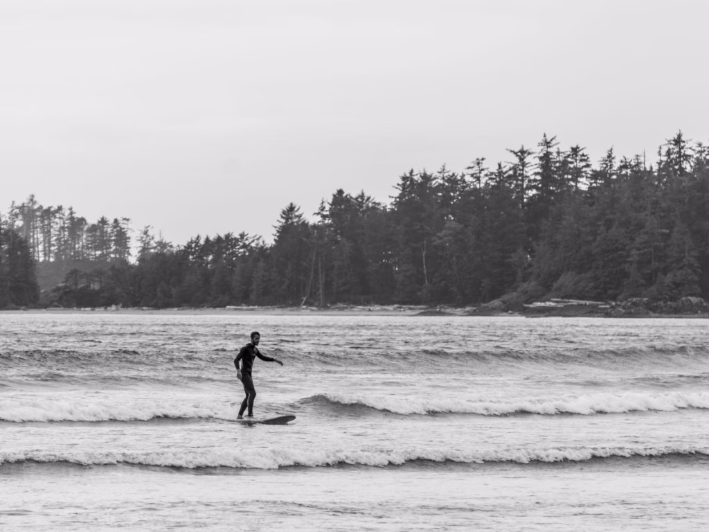 Surfer in Tofino