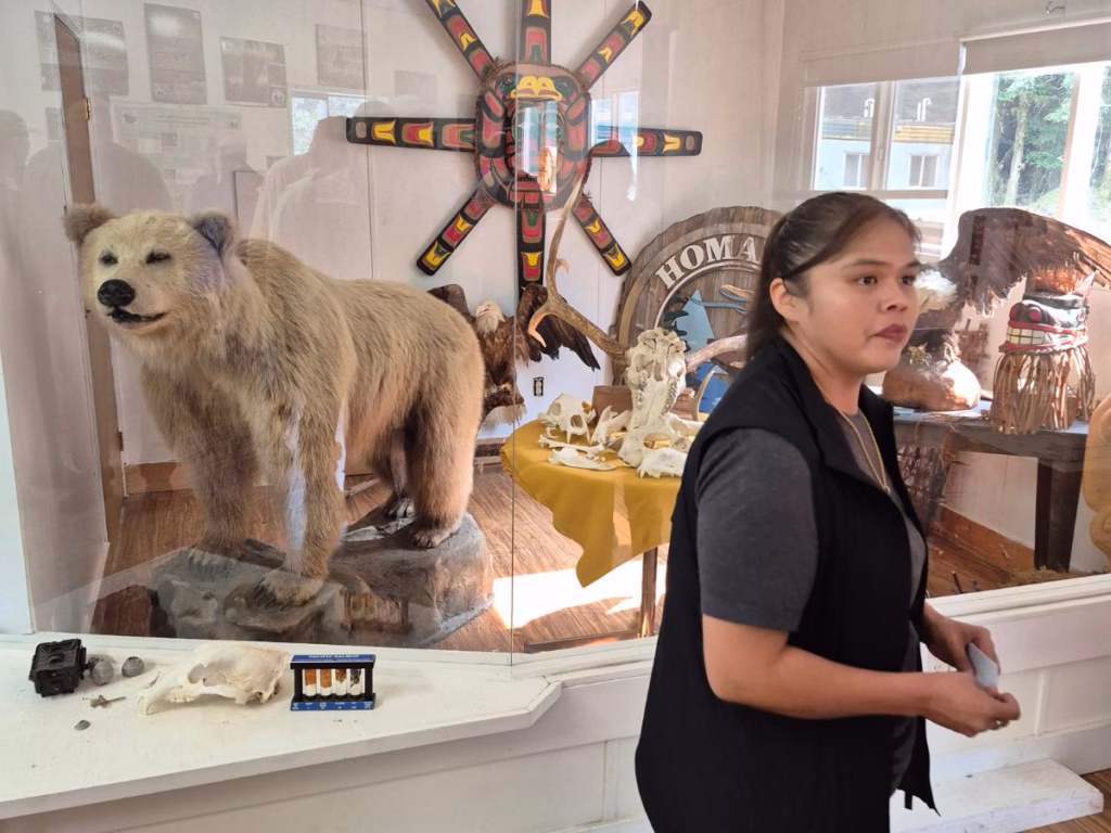 Homathko Welcome Centre exhibits in BC
