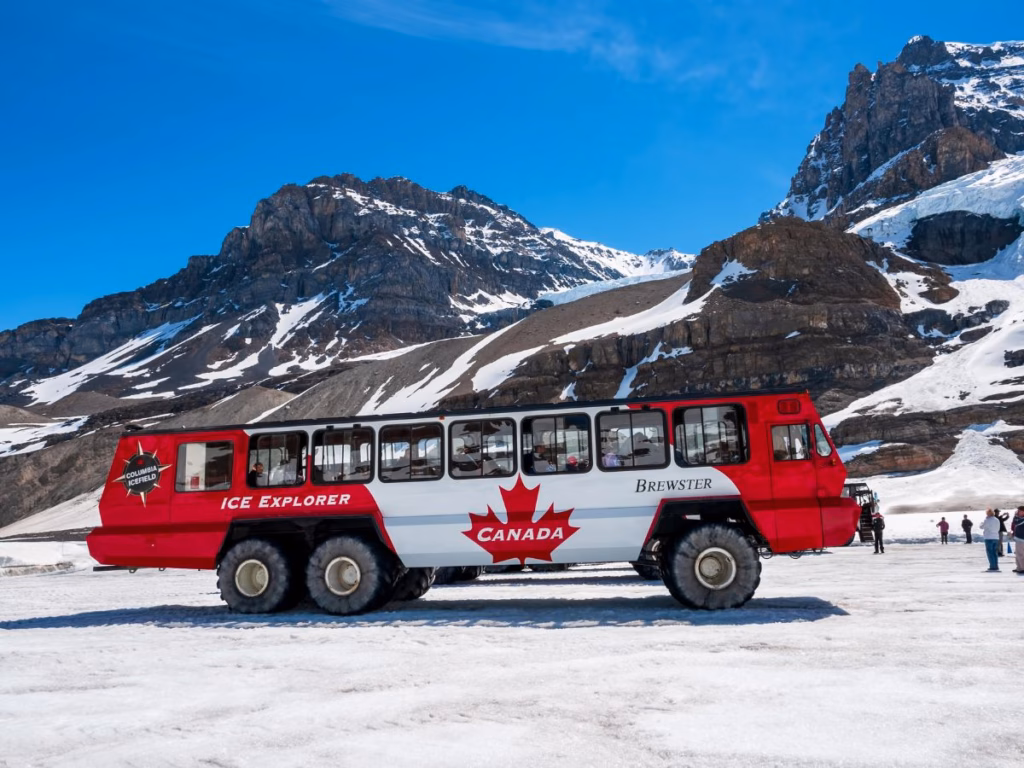 Ice Explorer bus at Columbia Icefield