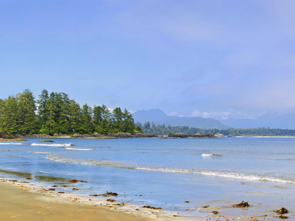 View of Long Beach in Pacific Rim National Park Reserve in BC