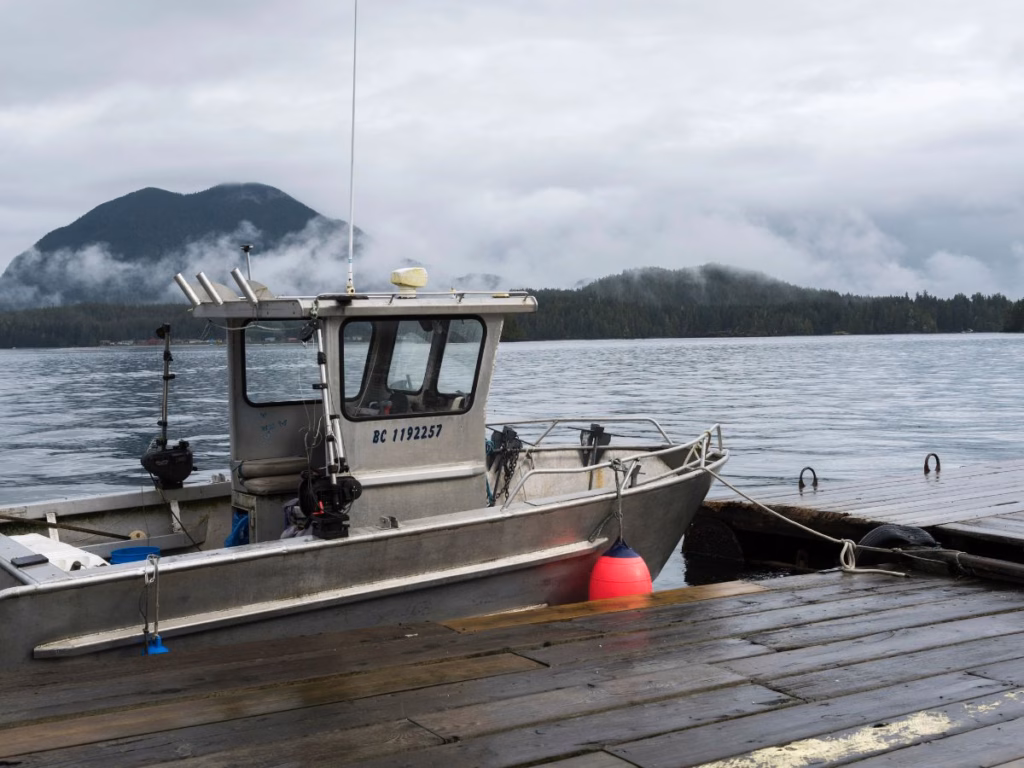 Fishing boat near Tofino, BC
