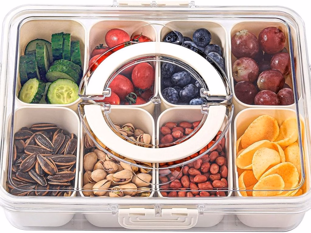 Snackle Box 8 Compartment Snack Container