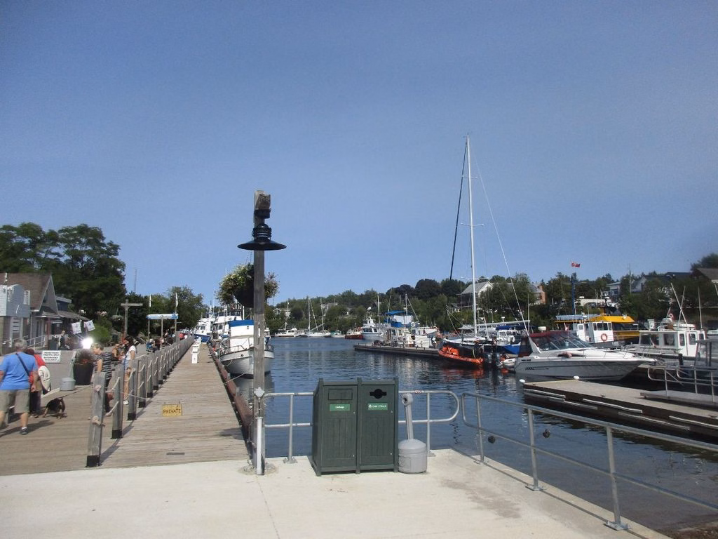 Tobermory Harbour in Ontario