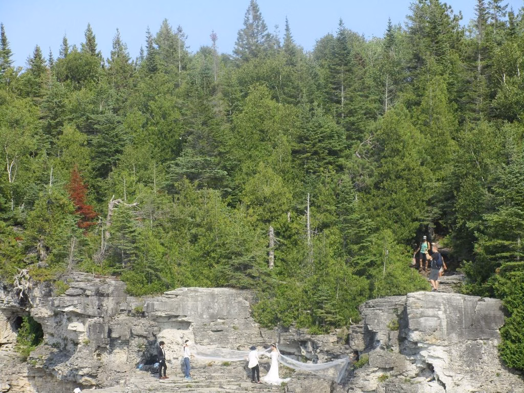 Wedding at Bruce Peninsula National Park