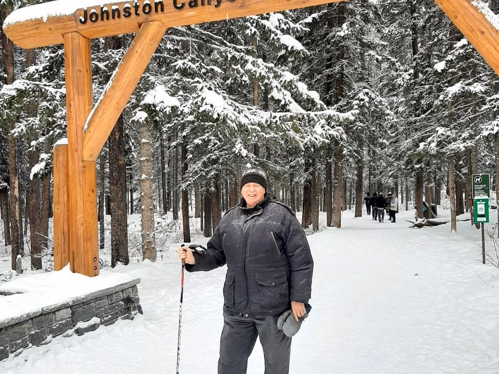 Entering Johnston Canyon, Banff
